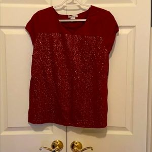 Liz Claiborne Sequined Tee